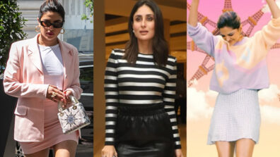 Flaunt your hot pair of legs the Priyanka Chopra, Kareena Kapoor and Deepika Padukone style in super-hot mini skirts