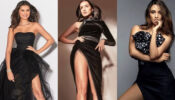Flaunt your hot pair of legs with perfection the Kiara Advani, Shraddha Kapoor and Tara Sutaria style in bold black slit gowns to grab eyeballs