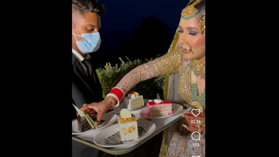 Foodie Bride! Watch A Video Of A Foodie Bride Gorging Pastry While Dancing On Her Wedding Day 479398