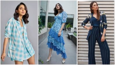 From Co-Ords To Pantsuit: 5 Times Rakul Preet Singh Served Major Outfit Goals In Blue Hues