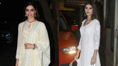 From Deepika Padukone To Tara Sutaria: Bollywood Celebs Who Approve Of The Classic Chikankari Kurtas