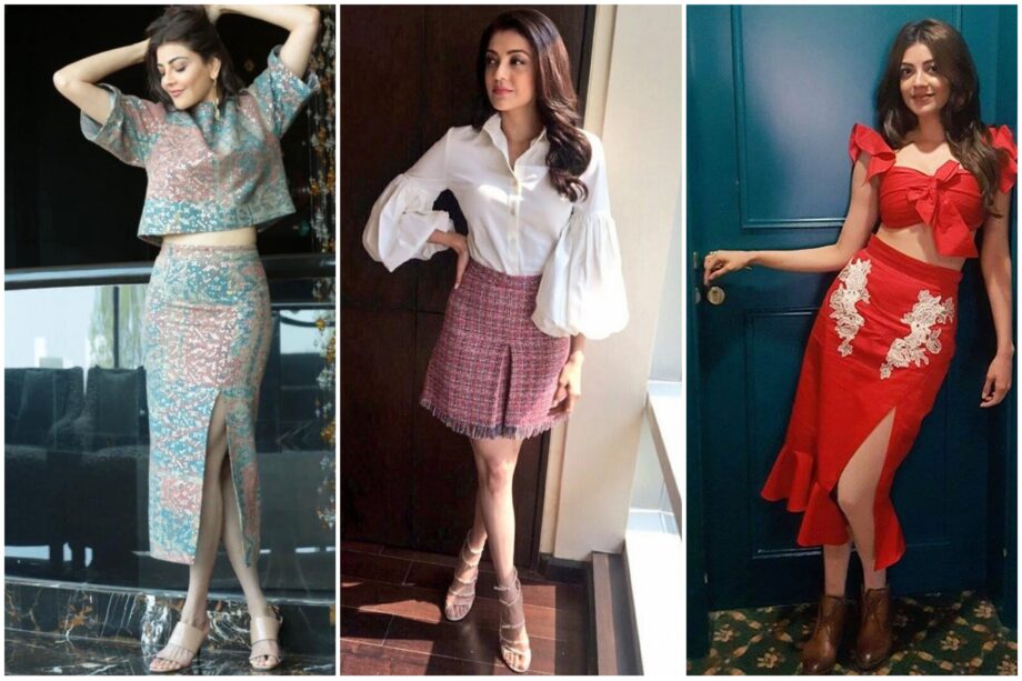 From Groovy Skirts To Plain Pants: Kajal Aggarwal’s Bottom Wear To Top The Fashion Game - 1