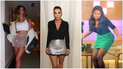 From Hailey Baldwin To Kim Kardashian: Celebs Who Sported The Mini Skirt Look