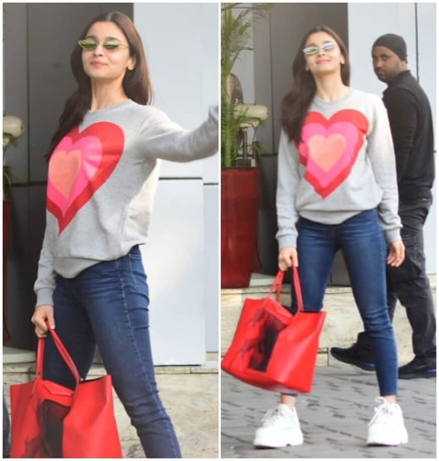 From Polka Dots To Marshmallow Pink: 4 Comfiest Sweatshirts From Alia Bhatt’s Wardrobe That You Can Take Inspiration From - 2