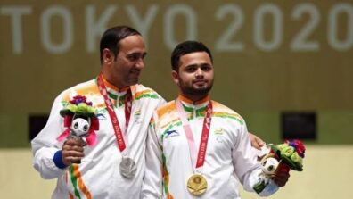 Top Honours: Indian Shooters Manish Narwal Clinch India’s Third Gold, Singhraj Adhana Bags Silver In Mixed 50m Pistol Events