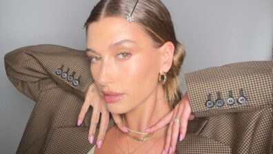 Hailey Bieber Flaunts Her Toned Midriff In A Blazer Styled With Bralette Like It’s No One’s Business