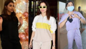 Have an early morning flight to catch? Slay the casual high-chic tracksuit airport style the Pooja Hegde, Tamannaah Bhatia and Rashmika Mandanna way to make an impact