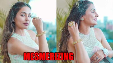 Hina Khan shares mesmerizing pictures in white outfit, fans love it