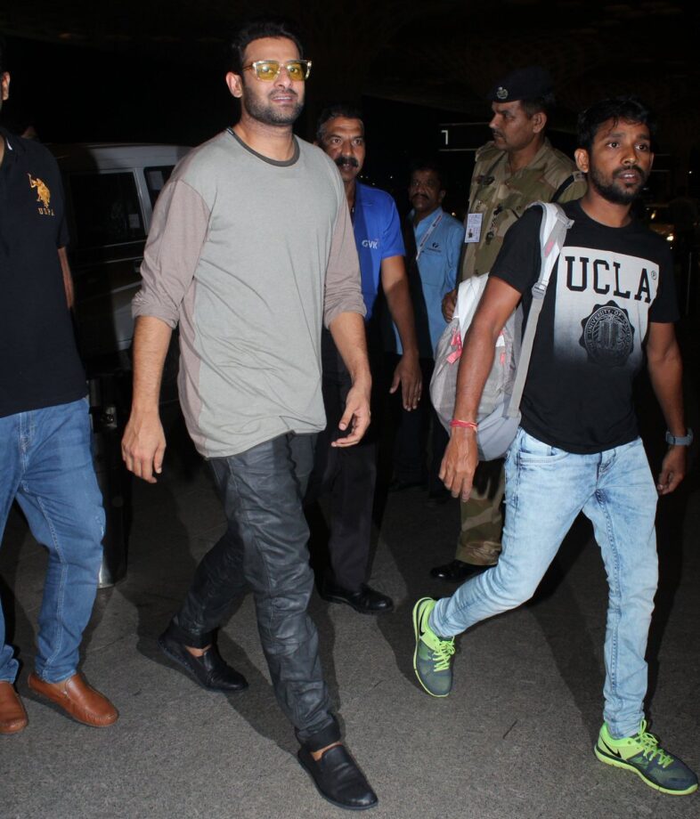 Hitting The Airport Soon? Take Cues From Prabhas For Airport-Friendly Casual Fashion - 0