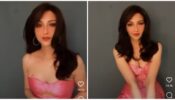 Hot Insta Reel: Saumya Tandon pouts n plays in her barbie pink high-slit gown, see viral video
