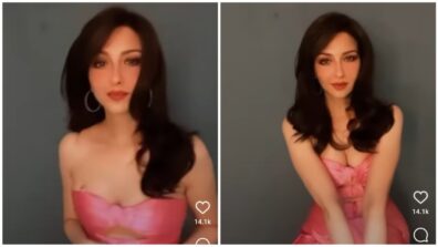 Hot Insta Reel: Saumya Tandon pouts n plays in her barbie pink high-slit gown, see viral video