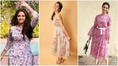 Hot South Babes: Keerthy Suresh, Rashmika Mandanna and Tamannaah Bhatia are here to stab hearts in gorgeous floral outfits, we can’t stop admiring