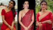 Hot South Babes: Samantha Ruth Prabhu, Rashmika Mandanna and Keerthy Suresh dazzle in spicy red hot desi saree looks, are you in love already?