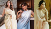 Hottest Desi Babes Of B-Town: Aishwarya Rai, Jacqueline Fernandez and Janhvi Kapoor raise the heat with their traditional monotone shade saree looks, check ASAP