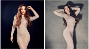 Hotties! Nora Fatehi Vs Malaika Arora: Which Diva Nailed The Shimmery Sheer Bodycon Dress Better?