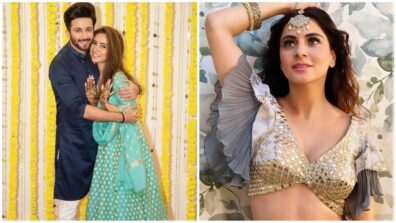 How Romantic: Dheeraj Dhoopar gives wife Vinny Arora a tight hug on Karva Chauth, ‘bombshell’ Shraddha Arya shares super hot photo in deep-neck outfit