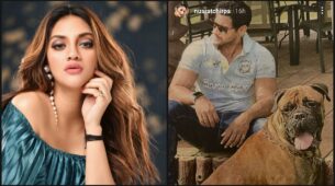 How Romantic: ‘Yummy Mummy’ Nusrat Jahan shares a photo of Yash Dasgupta with their ‘paw friend’, calls him ‘my happy kiddo’