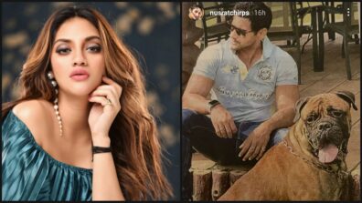 How Romantic: ‘Yummy Mummy’ Nusrat Jahan shares a photo of Yash Dasgupta with their ‘paw friend’, calls him ‘my happy kiddo’