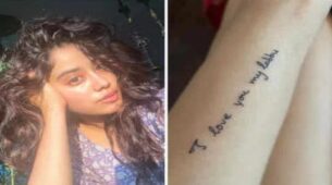 I love you my labbu: Janhvi Kapoor gets a tattoo of mom Sridevi’s handwritten note, fans get emotional