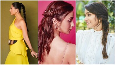 In love with long and stylish braided hairstyle? Kareena Kapoor, Alia Bhatt and Shraddha Kapoor are your vogue Goddesses