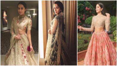 In love with Sabyasachi’s modern-day traditional gears with a western twist? Shraddha Kapoor, Sara Ali Khan and Janhvi Kapoor are your vogue Goddesses