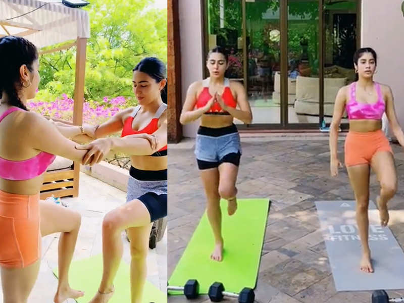 In Pics: Did You Know Sara Ali Khan And Janhvi Kapoor Are Best Workout Buddies In Town - 1