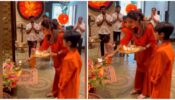 In Video: Shilpa Shetty does Navratri puja in presence of kids and family, Raj Kundra missing in the frame
