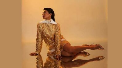 It’s All Money: The Cost Of Jacqueline Fernandez’s Valentino Golden Sweater & Matching Skirt Will Shock You