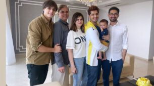 It’s ‘Pawri’ time for ‘handsome hunk’ Mohsin Khan and his family, see inside pics