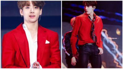 Jungkook Burns The Vogue Game In Any Shade Of Red From Rose Red To Wine Red