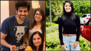 Kartik Aaryan gives his mother an adorable surprise, Indian cricketer Harleen Deol loves it