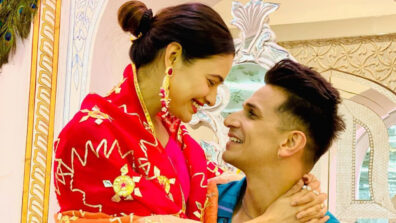 Karva Chauth Romance: Prince Narula lifts Yuvika Chaudhary in his arms, fans drop hearts