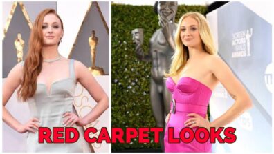 Keep it pretty, keep it western just like Sophie Turner, check out her red carpet looks