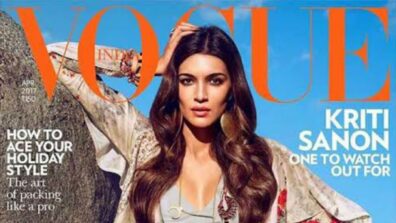 Kriti Sanon Looks A Hot Chic On The Cover Of Vogue As She Aces In Rs. 2,95,000 Ritu Kumar outfit