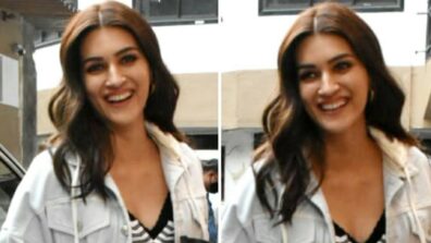 Kriti Sanon Proves She Is Ultimate Cool Girl In Denim On Denim With Combat Boots: See Pics