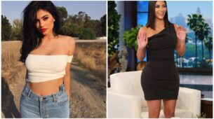 Kylie Jenner Or Kim Kardashian: Who Wore The Fantastic Asymmetrical Shoulder Dress Better?