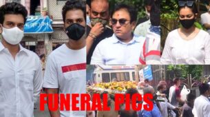 Last Rites: Dilip Joshi, Munmun Dutta, Tanuj Mahashabde, Asit Modi, Bhavya Gandhi, Samay Shah attend Ghanashyam Nayak’s funeral