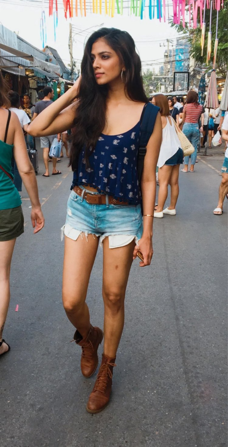 Last Time In Denim Shorts Before Monsoon Hits: Grab Fashion Notes From Malavika Mohanan - 2