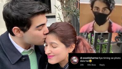 Twinkle Khanna shares photo with son Aarav a day after Aryan Khan’s detention in Mumbai drug party case, netizen says, ‘kya timing se photo daala hai’