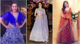 Madhuri Dixit, Shraddha Kapoor and Anushka Sharma look ravishing in stylish Indo-Western lehengas, fans melt in awe