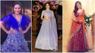 Madhuri Dixit, Shraddha Kapoor and Anushka Sharma look ravishing in stylish Indo-Western lehengas, fans melt in awe