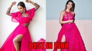 Malaika Arora vs Kriti Sanon: Which diva has a head turning avatar in Pinktastic Outfits?