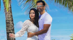 Maldives Getting Hotter: Rohit Roy grabs Hina Khan by her waist, rock the ‘couple pose’ with unlimited confidence and swag