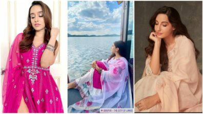 Mesmerizing Beauties: Check out Shraddha Kapoor, Sara Ali Khan and Nora Fatehi’s super stylish floral kurti styles