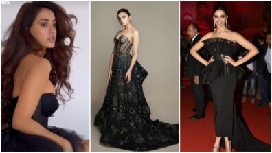 Mesmerizing Beauties: Disha Patani, Alia Bhatt and Deepika Padukone raise the oomph quotient with perfection in black outfits, fans sweat