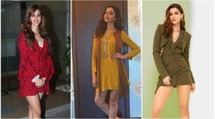 Mesmerizing Beauties: Disha Patani, Deepika Padukone and Kriti Sanon turn on the heat quotient in stylish long-sleeve midi dresses, we bet you will love it