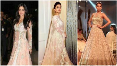 Mesmerizing Beauties: Katrina Kaif, Alia Bhatt and Anushka Sharma in light-shaded Manish Malhotra ethnic avatars, a quintessential visual delight