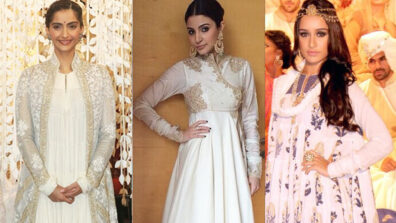 Mesmerizing Divas: Sonam Kapoor, Anushka Sharma, and Shraddha Kapoor dazzle in Rohit Bal limited edition gears, fans can’t stop admiring