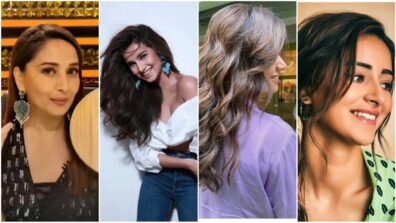 Mesmerizing Hot Babes: Madhuri Dixit, Tara Sutaria, Rashmika Mandanna, Ananya Panday and ‘long and cute’ messy highlighted hairstyles, a quintessential visual delight