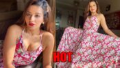 Monalisa sets the internet on fire with sensuous hot photos in halter-neck floral dress, fans feel the heat